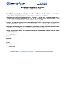 HandyTube 3 g(d) Declaration 2026