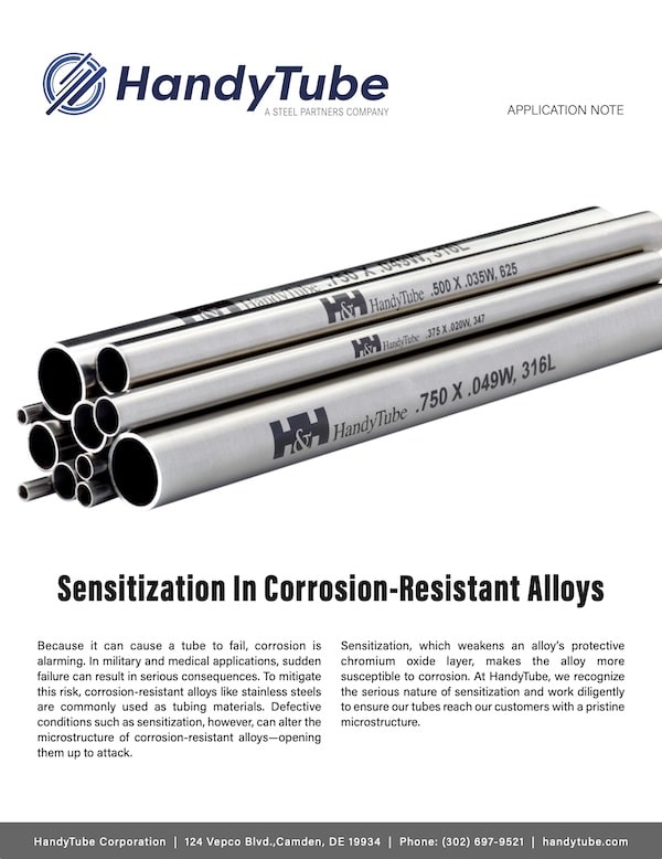 Sensitization in Corrosion-Resistant Alloys